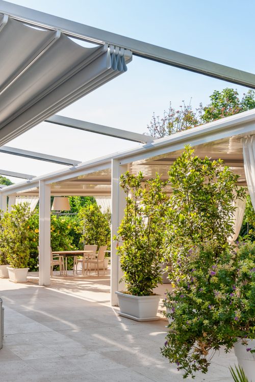 pergola su misura aperta salfem